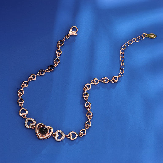 Personalized Magic Heart Bracelet with Your Photo