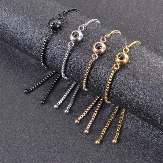 Bracelet with Your Photo – Box Chain